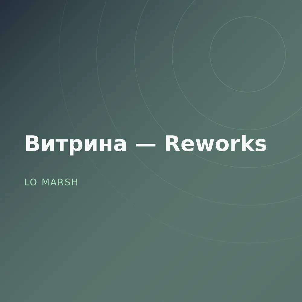 Витрина — Reworks