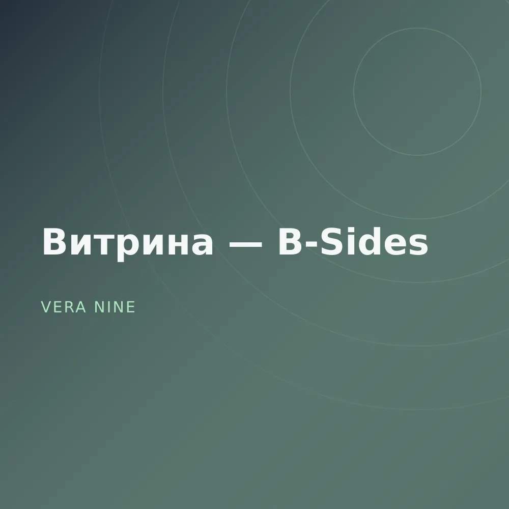 Витрина — B-Sides