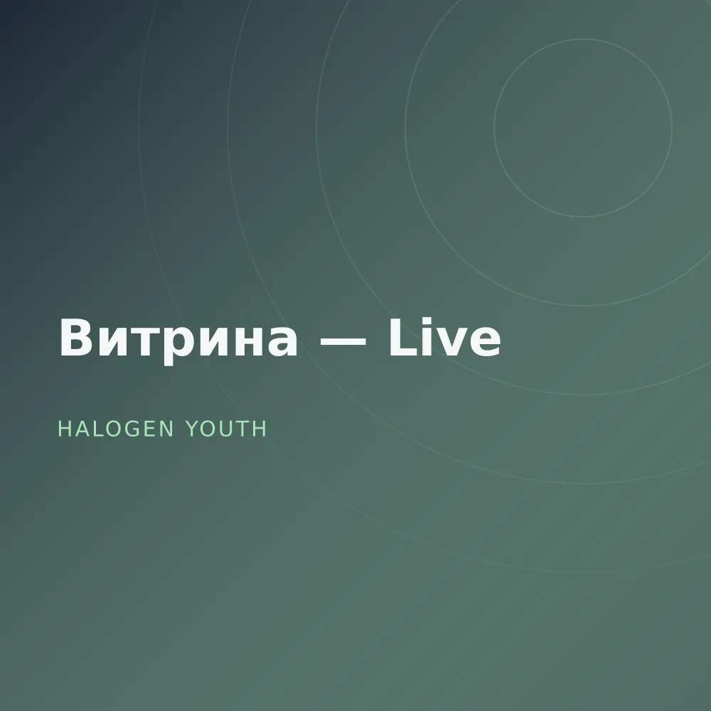 Витрина — Live