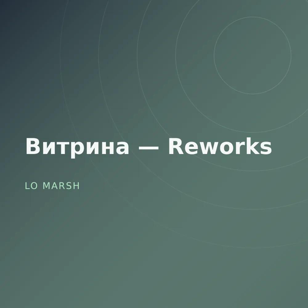 Витрина — Reworks