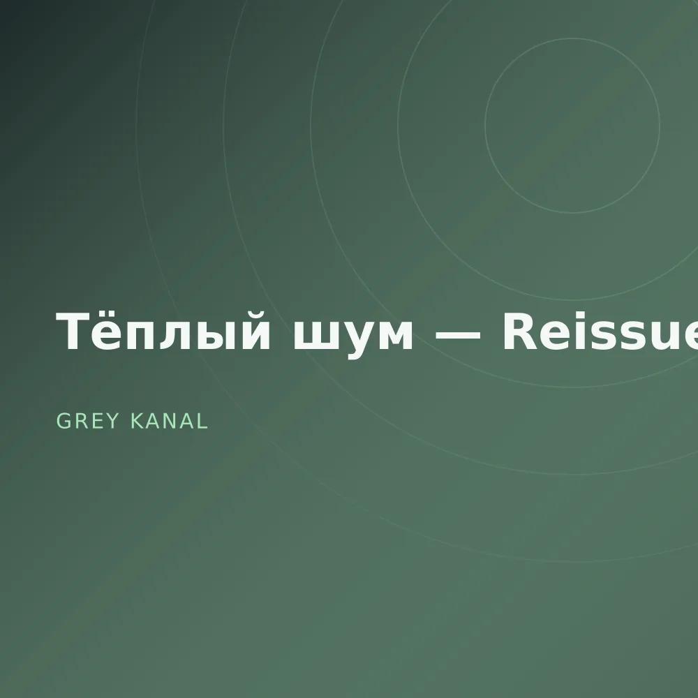 Тёплый шум — Reissue