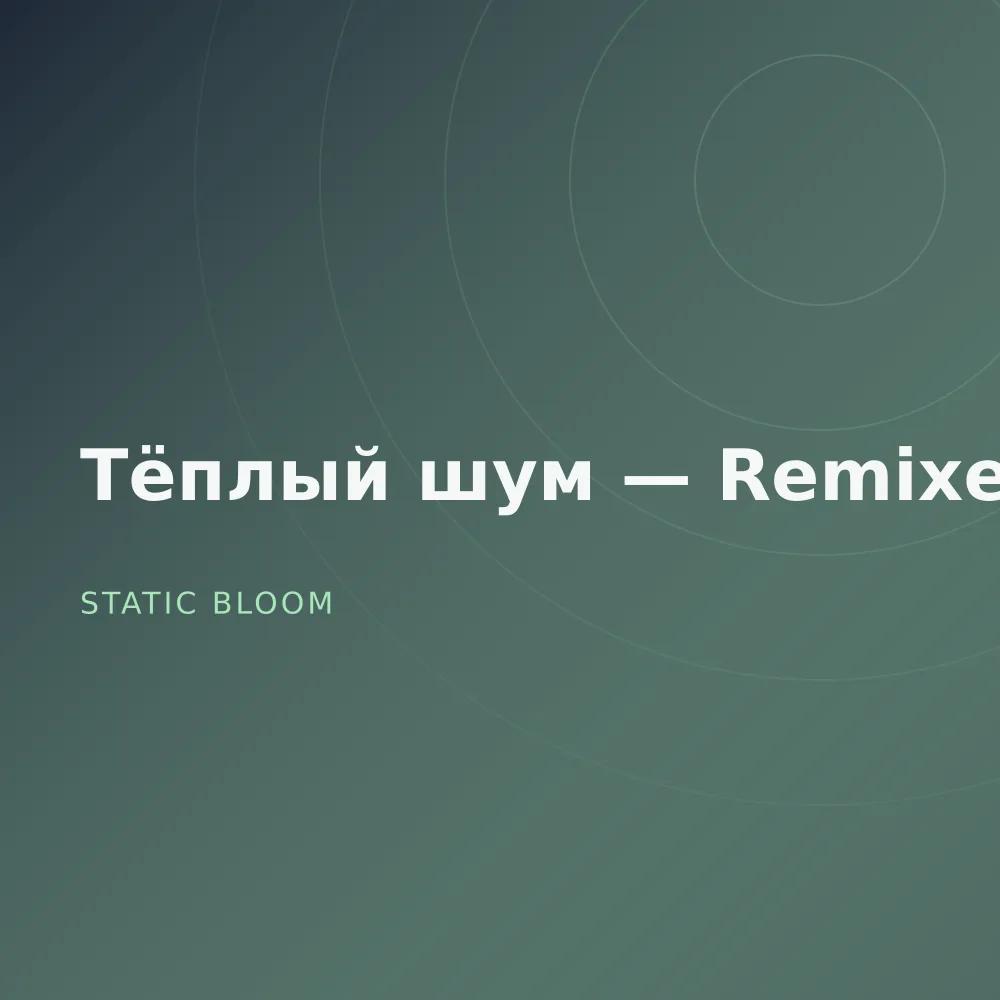 Тёплый шум — Remixes